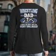 For Men Freestyle Wrestling Dad Long Sleeve T-Shirt Back Print