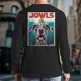 Merle Great Dane Jowls Paws Top Blue Eye Brown Dog Mom Dad For Men Women Girls Kids Long Sleeve T-Shirt Back Print