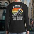 Motorcycle Dad Dirt Bike Shirt Motocross Riding Buddies Long Sleeve T-Shirt Back Print