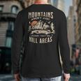 Mountains Aren't They'Re Hill Areas Dad Joke Word Pun Long Sleeve T-Shirt Back Print Mountains Aren't They'Re Hill Areas Dad Joke Word Pun Long Sleeve T-Shirt Back Print