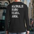 Najbolji Babo Ikad Bosnian Dad Long Sleeve T-Shirt Back Print