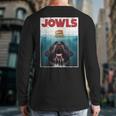 Newfoundland Dog Newfie Lab Jowls Burger Dog Mom Dad Long Sleeve T-Shirt Back Print
