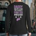 NICU Dad Micro Preemie Baby Dad Of NICU Warrior Appreciation Long Sleeve T-Shirt Back Print