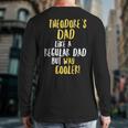 Theodore's Dad Text Men Boys Long Sleeve T-Shirt Back Print