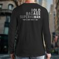 Old Man Saying Gag Fathers Day Birthday Dad Men Long Sleeve T-Shirt Back Print