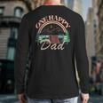 One Happy Dad First Birthday Camping Matching Family Party Long Sleeve T-Shirt Back Print