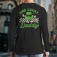 One Lucky Daddy St Patricks Day Dad Father Long Sleeve T-Shirt Back Print