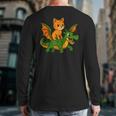 Orange Cat Dragon Riding Animal Lover Mom Dad Kids Long Sleeve T-Shirt Back Print Orange Cat Dragon Riding Animal Lover Mom Dad Kids Long Sleeve T-Shirt Back Print
