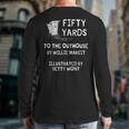 Outhouse Dad Guy Pun Humor Redneck Potty Joke Gag Long Sleeve T-Shirt Back Print