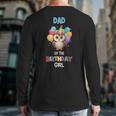 Owl Dad Birthday Party Dad Of The Birthday Girl Owl Long Sleeve T-Shirt Back Print Owl Dad Birthday Party Dad Of The Birthday Girl Owl Long Sleeve T-Shirt Back Print