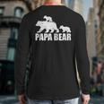 Papa Bear Two Cubs Shirt Daddy Bear Twin Tshirt Papa 2 Kids Long Sleeve T-Shirt Back Print Papa Bear Two Cubs Shirt Daddy Bear Twin Tshirt Papa 2 Kids Long Sleeve T-Shirt Back Print
