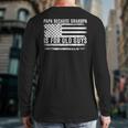 Papa Because Grandpa Is For Old Guys Dad Father Saying Long Sleeve T-Shirt Back Print
