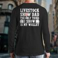 Pig Show Dad Pig Show Father Long Sleeve T-Shirt Back Print
