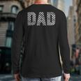 Pit Crew Dad Racing Car Family Matching Birthday Party Long Sleeve T-Shirt Back Print