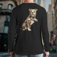 Pitbull I Love Dad Pit Bull Terrier Pettie Dog Owner Father Long Sleeve T-Shirt Back Print Pitbull I Love Dad Pit Bull Terrier Pettie Dog Owner Father Long Sleeve T-Shirt Back Print