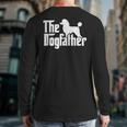 Poodle The Dogfather Cool Dog Daddy Dad Papa Father Men Kids Long Sleeve T-Shirt Back Print