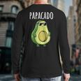 Pregnancy Announcement Shirts Men Dad Papacado Long Sleeve T-Shirt Back Print