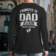 Promoted To Dad Again Est 2026 Pregnancy Announcement Long Sleeve T-Shirt Back Print