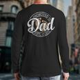 Promoted To Dad Est 2026 Stamp First Time Daddy To Be Long Sleeve T-Shirt Back Print