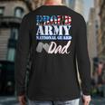 Proud Army National Guard Dad Fathers Day Shirt Men Long Sleeve T-Shirt Back Print