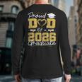 Proud Dad Of A 2026 Graduate Senior 2026 Grad Family Long Sleeve T-Shirt Back Print