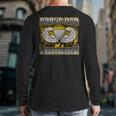 Proud Dad Of a Airborne Division Paratrooper Long Sleeve T-Shirt Back Print