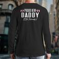 Proud New Dad It's Twins Girl Baby Announcement Father's Day Long Sleeve T-Shirt Back Print