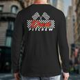 Race Car Birthday Party Racing Family Dad Pit Crew Long Sleeve T-Shirt Back Print Race Car Birthday Party Racing Family Dad Pit Crew Long Sleeve T-Shirt Back Print