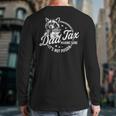 Racoon Dad Tax Making Sure It's Not Poison Men Long Sleeve T-Shirt Back Print