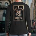 Rad Dad Society Cool Dad Club Dad Life Tee Fathers Day Long Sleeve T-Shirt Back Print