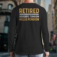 Retirement Best Retired 2026 Tee For Men Women Dad Mom Long Sleeve T-Shirt Back Print