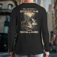 Retirement Plan On Hunting & Fishing Fisherman Hunter Dad Long Sleeve T-Shirt Back Print