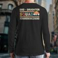 Retro Dad Daughter Squad Unbreakable Bond Father Daughter Long Sleeve T-Shirt Back Print