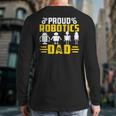 Robotics Father Robotics Dad Long Sleeve T-Shirt Back Print