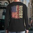 Rugby Blood Sweat Bruises Rugby Player Coach Dad Mom Long Sleeve T-Shirt Back Print