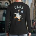 Silly Dada Silly Goose Mom Birthday Family Matching Party Long Sleeve T-Shirt Back Print