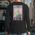 The Simpsons Father's Day Mad Dad Skills Homer Poster Long Sleeve T-Shirt Back Print