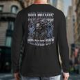 Skeleton No More Mr Nice Guy Meme Men Dad Papa Long Sleeve T-Shirt Back Print