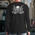 Skeleton Truck Driver Big Trucking Trucker Dad Long Sleeve T-Shirt Back Print