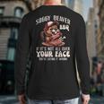 Soggy Beaver Bbq Barbecue Grill Master Humor Dad Men Long Sleeve T-Shirt Back Print Soggy Beaver Bbq Barbecue Grill Master Humor Dad Men Long Sleeve T-Shirt Back Print
