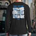 Sonic The Hedgehog Father's Day Dad Qualities Distressed Long Sleeve T-Shirt Back Print Sonic The Hedgehog Father's Day Dad Qualities Distressed Long Sleeve T-Shirt Back Print
