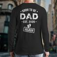 Soon To Be Dad Again Promoted To Dad Again 2026 Long Sleeve T-Shirt Back Print