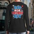 Spider Web Dad Of The Birthday Boy Long Sleeve T-Shirt Back Print