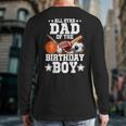 All Star Dad Of The Birthday Boy Basketball Soccer Sport Long Sleeve T-Shirt Back Print All Star Dad Of The Birthday Boy Basketball Soccer Sport Long Sleeve T-Shirt Back Print