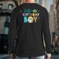 Star Wars Grogu Mandalorian Toon Dad Of The Birthday Boy Long Sleeve T-Shirt Back Print