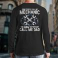 Tee Styley Mechanic Dad Novelty Small Long Sleeve T-Shirt Back Print