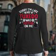 Tuxedo Cat Owner Tuxedo Cat Dad Tuxedo Cat Mom Long Sleeve T-Shirt Back Print