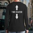 Two Seater Shirt For Men 2 Seater Dad Long Sleeve T-Shirt Back Print