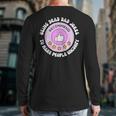 Using Dead Dad Jokes To Make People Uncomfy Vintage Quote Long Sleeve T-Shirt Back Print