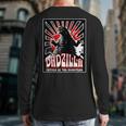 Vintage Dadzilla Father Of The Monsters Fathers Day Long Sleeve T-Shirt Back Print Vintage Dadzilla Father Of The Monsters Fathers Day Long Sleeve T-Shirt Back Print